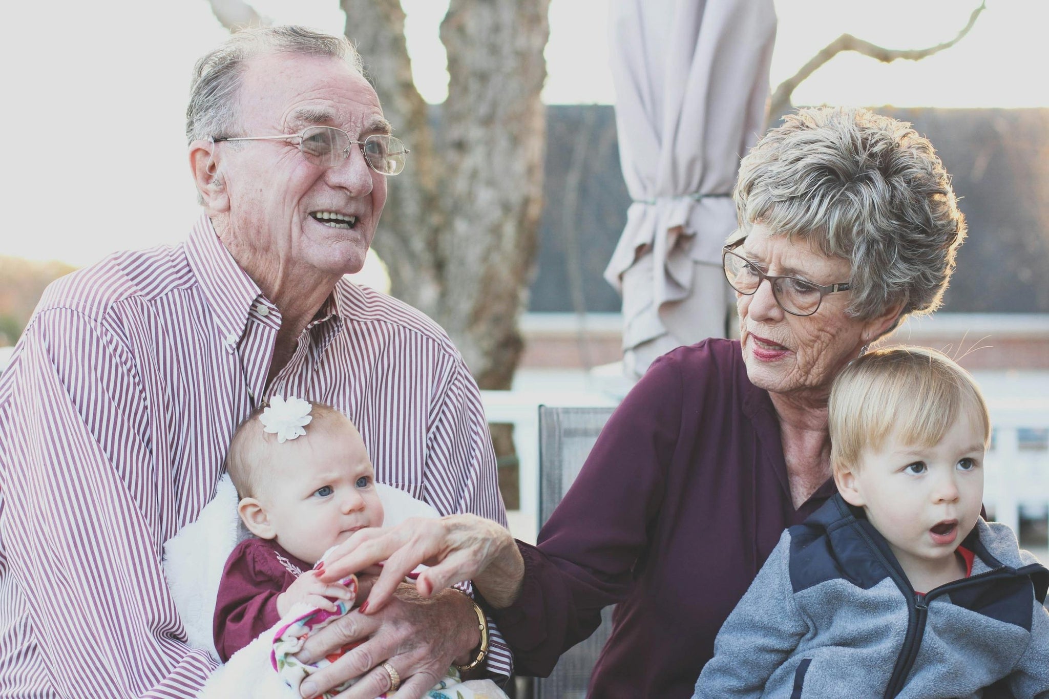 grandparents and grandson