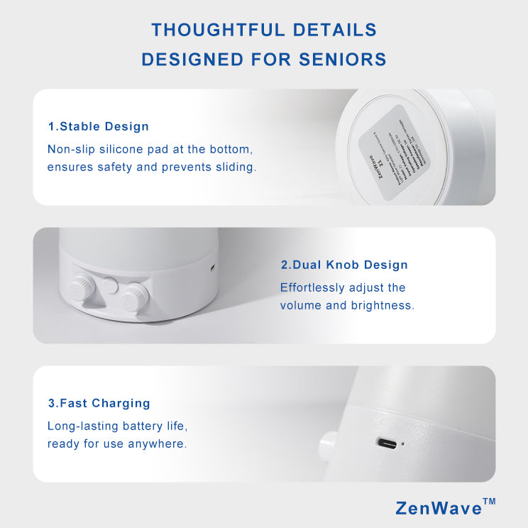 ZenWave Z1 - Precision 40Hz Gamma  Sound & Light Wave Generator