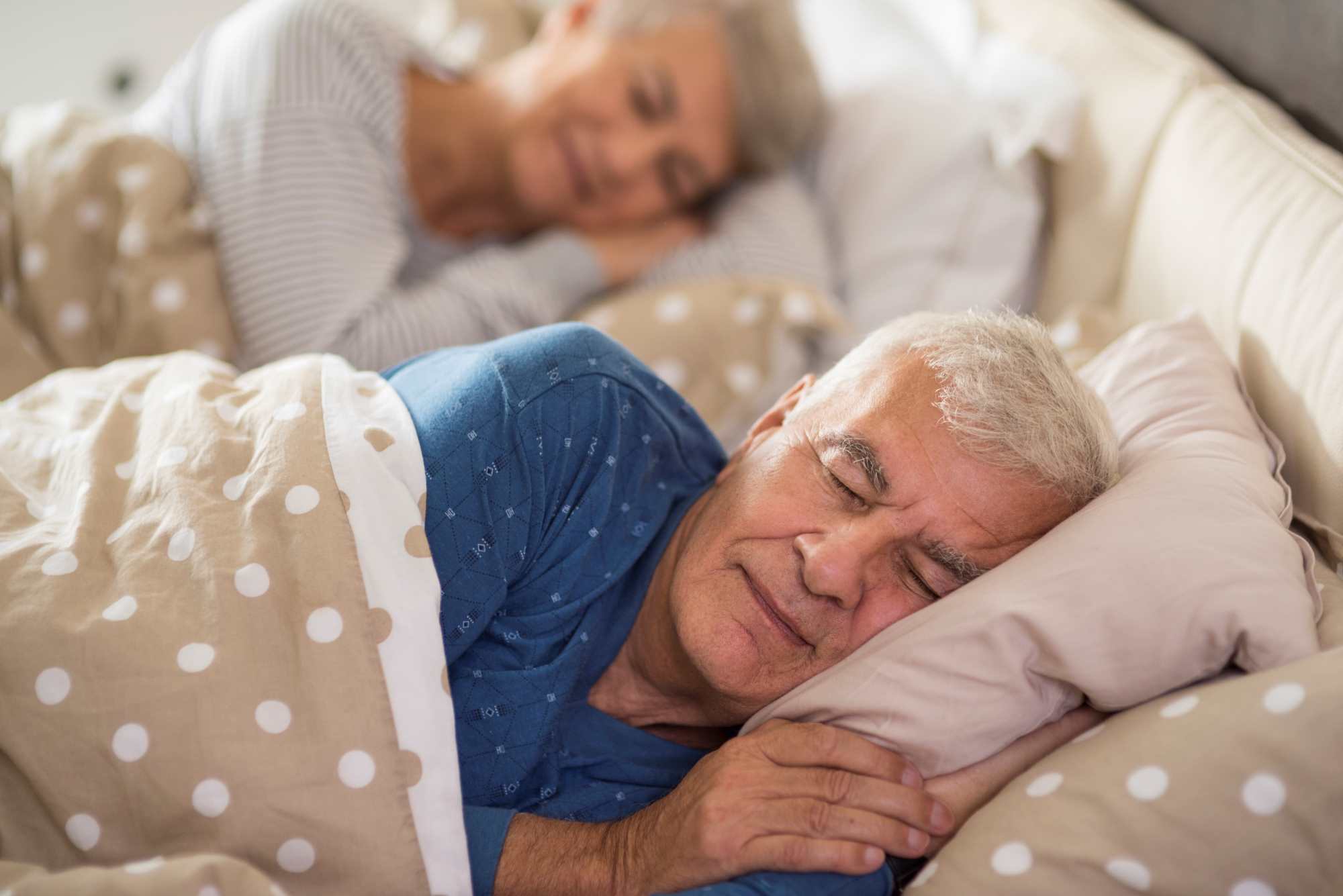 grandparents is sleeping