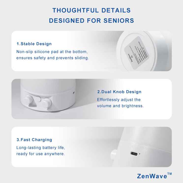 ZenWave Z1 - Precision 40Hz Gamma Sound & Light Wave Generator - ZenWave Precision 40Hz
