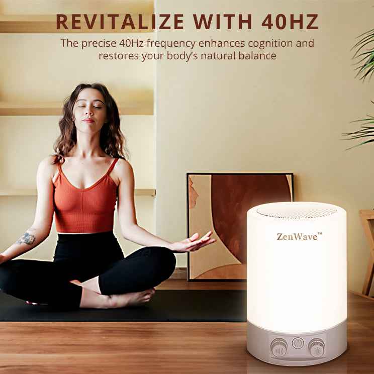 ZenWave Z1 - Precision 40Hz Gamma Sound & Light Wave Generator - ZenWave Precision 40Hz
